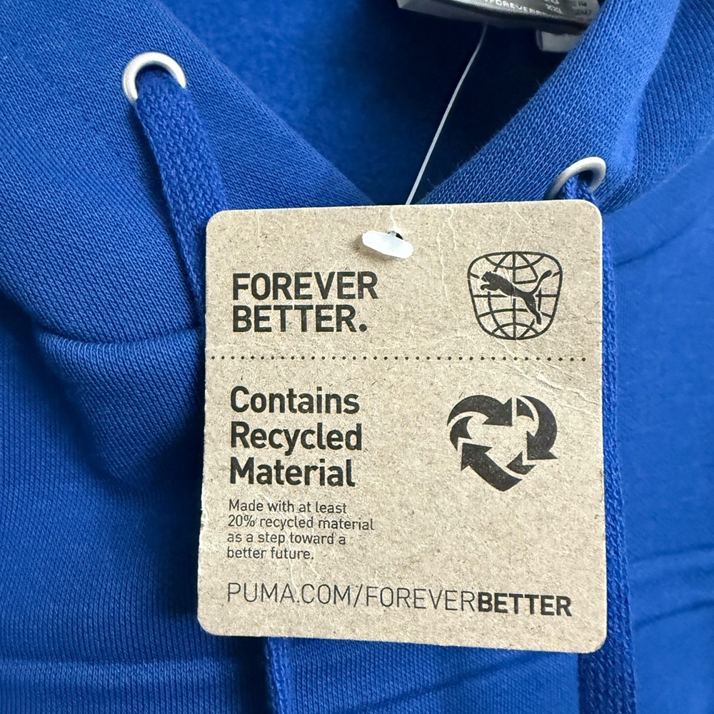 PUMA Men's Royal Blue Hoodie - Picture 6 of 8